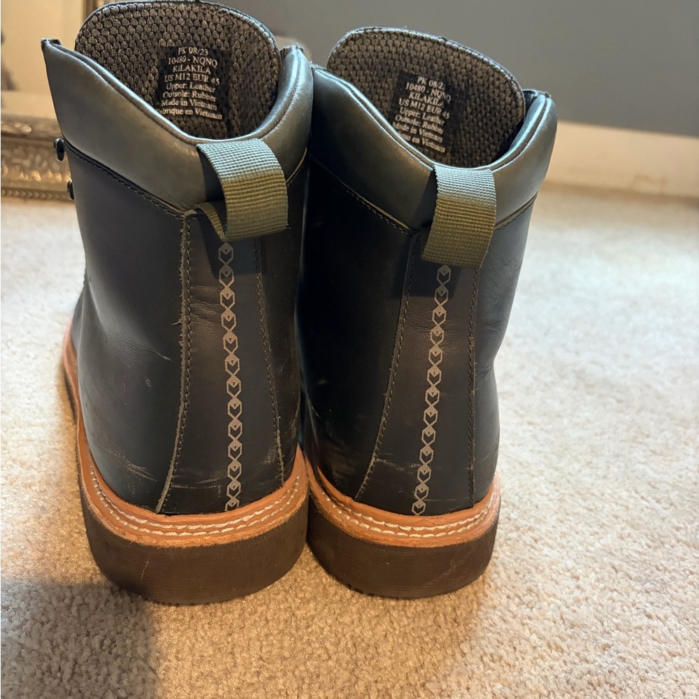 OluKai Men's KilaKila Waterproof Leather Boots - Picture 3 of 6